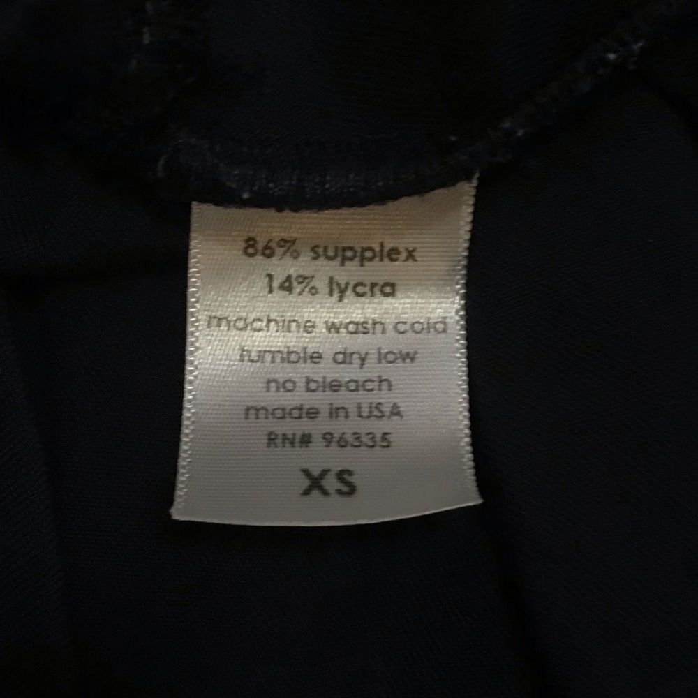 Susana Monaco 3/4 Sleeve Little Black Dress women's Size Small. Plunging v-neck - Picture 5 of 6